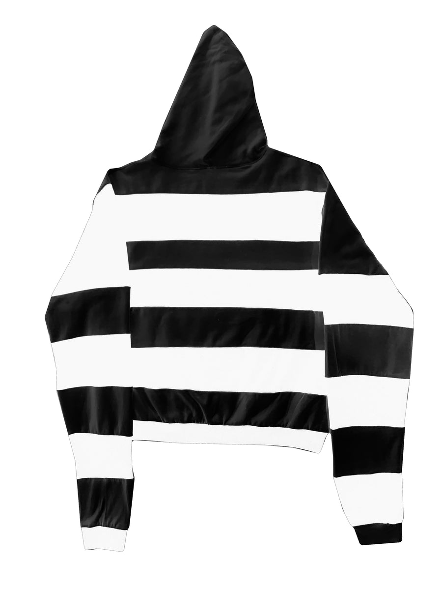 Broken Heart Striped Hoodie – Whatever 21