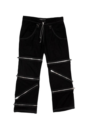 Black Zipper Pants