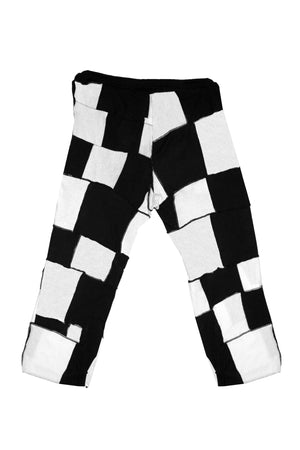 Patchwork Checkerboard Joggers