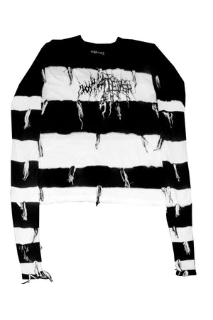 Striped Reconstructed Longsleeve Tee