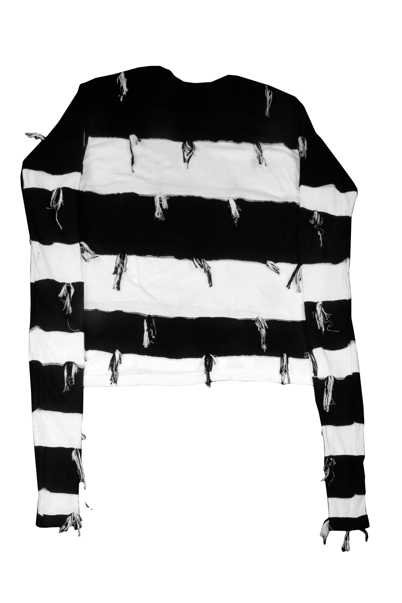 Striped Reconstructed Longsleeve Tee